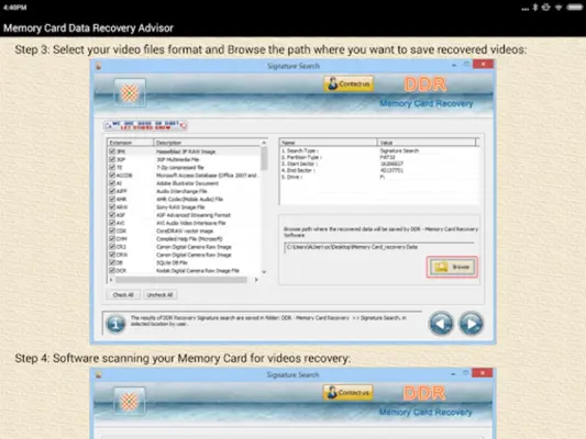 Memory Card Data Recovery Help android App screenshot 0