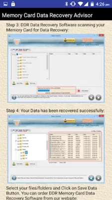 Memory Card Data Recovery Help android App screenshot 9