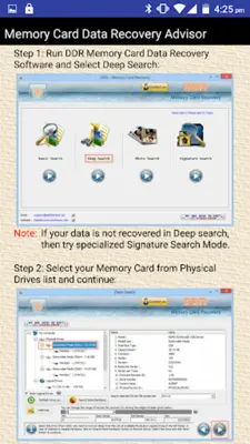 Memory Card Data Recovery Help android App screenshot 10