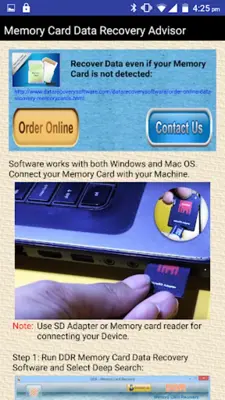 Memory Card Data Recovery Help android App screenshot 11