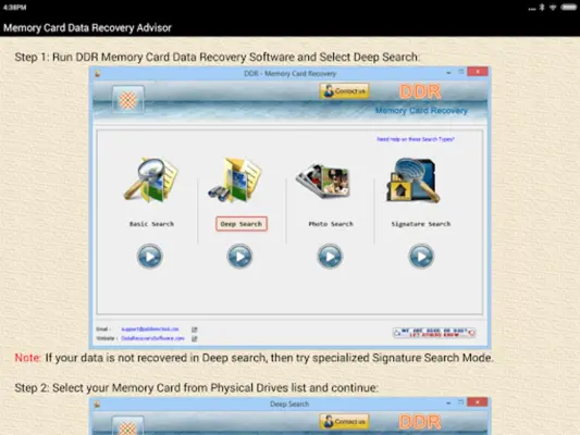 Memory Card Data Recovery Help android App screenshot 5